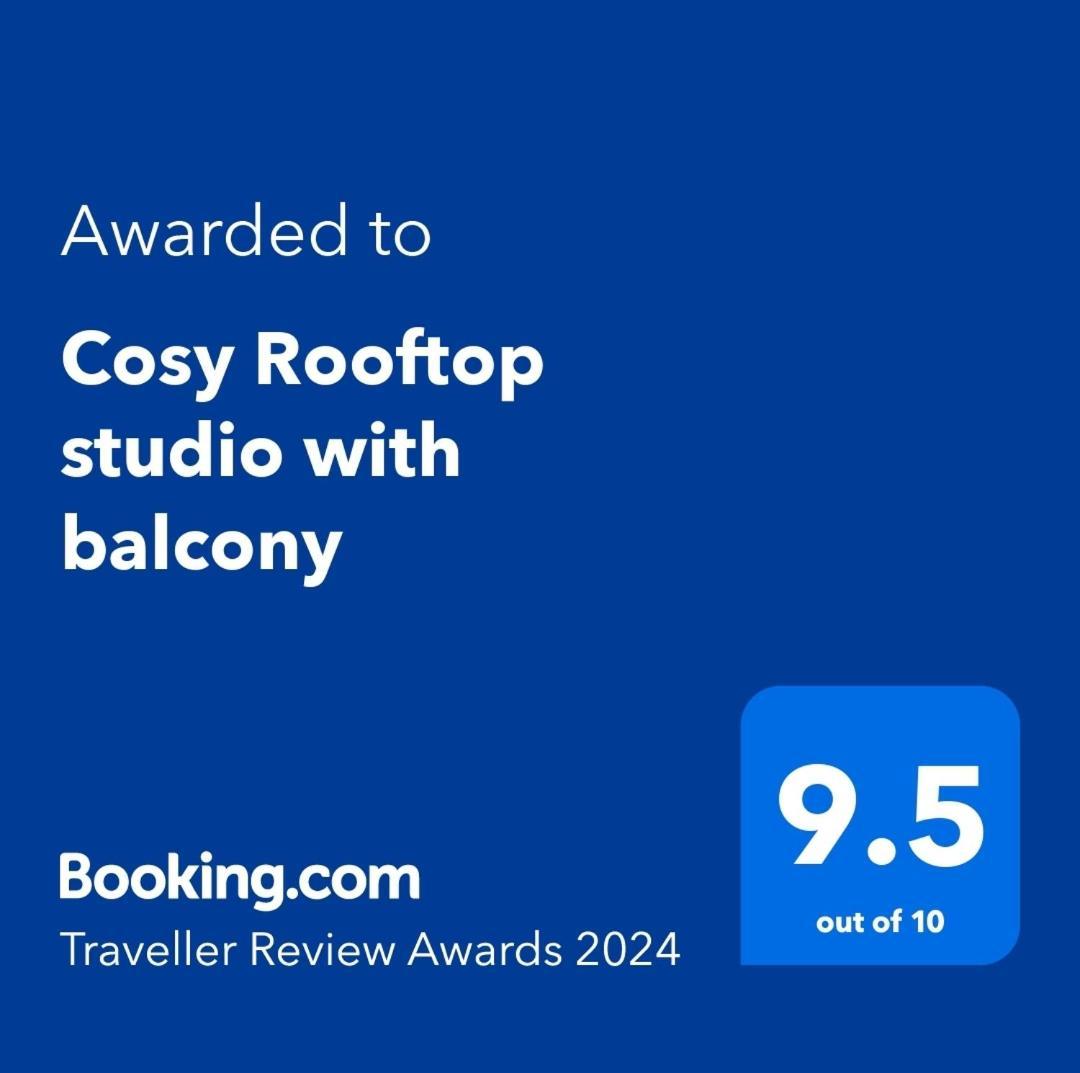 Cosy Rooftop Studio With Balcony Belgrade Exterior photo